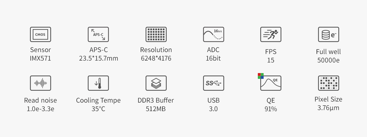 ZWO ASI2600MC DUO 天文相機