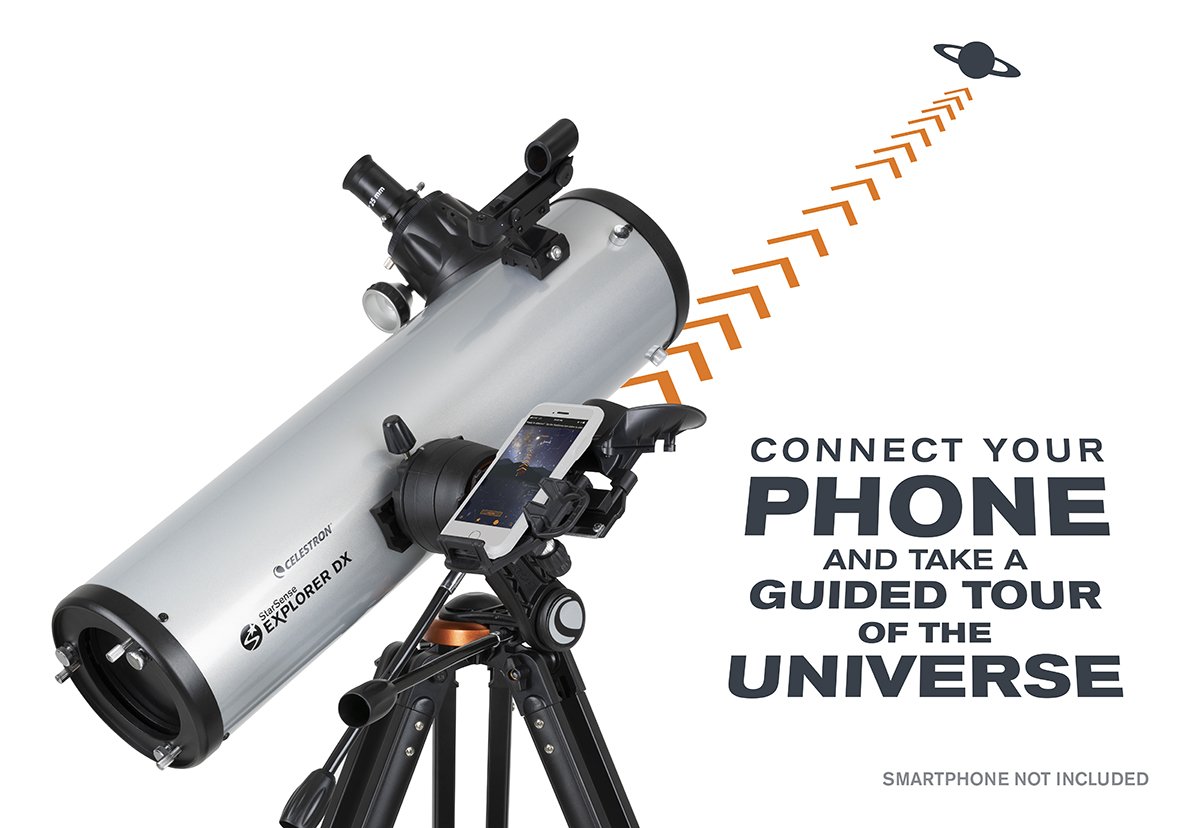 Celestron StarSense Explorer DX 130AZ Smartphone App-Enabled Newtonian Reflector Telescope（Promotion＃4）